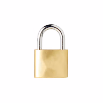 中犀 ZX-78 25MM 雅圆 铜 挂锁 (计价单位：个) 黄色