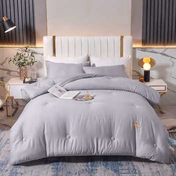 弗切尔珀榕 FTDC210196 220*240cm 全棉提花大豆秋冬被 (计价单位：件) 蜻羽灰