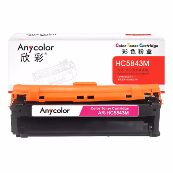欣彩（Anycolor） AR-HC5843M 打印页数：5000页 适用华讯方舟 HS1680 1780 粉盒 (计价单位：只) 红色