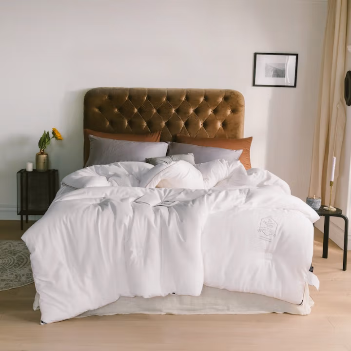 婵思 BZGLFS2000301 220 x 240/总重约8斤 提花大豆 冬被 1.00 件/条 (计价单位：条) 白色