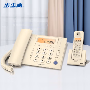 步步高(BBK) W263 一拖一 无绳子母机 白 电话机 (计价单位：台) 玉白