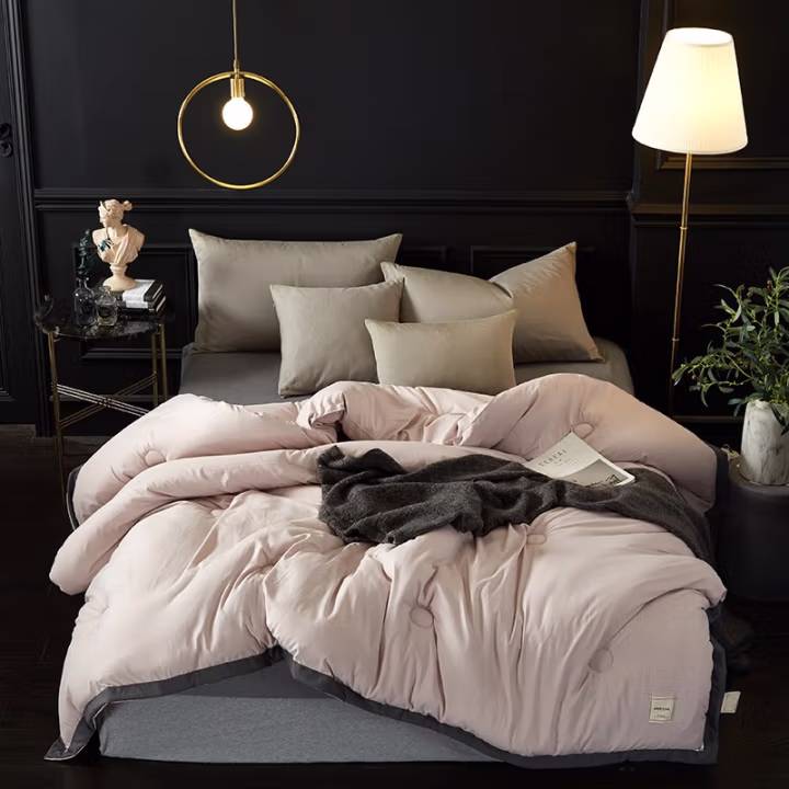 伊伊爱 BZ-8XWB-03 日式简约 秋冬保暖被子 150*200cm 棉被 (计价单位：件) 柔玉