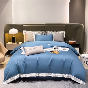 弗切尔珀榕 FNH0220508L 150*200cm 长绒棉纯色秀色系列三件套 (计价单位：套) 秀色-宾利蓝