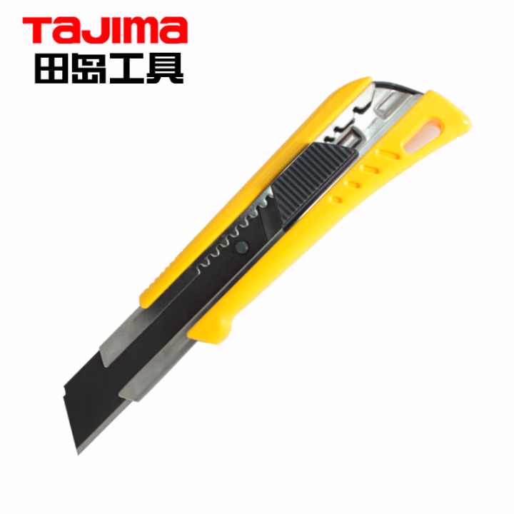 田岛(TAJIMA) LC620B 推纽自动锁定 大号22mm宽 美工刀壁纸刀 (计价单位：把) 黄色