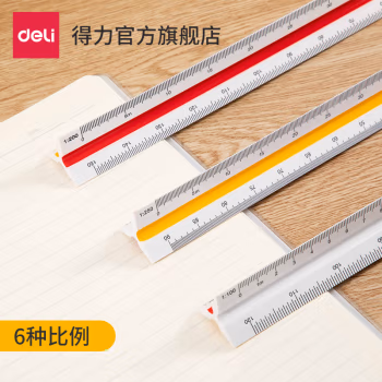 得力(deli) 8930 30cm 比例尺 (计价单位：把) 多色