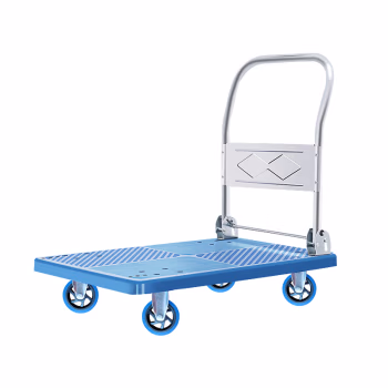 苏识 640*1060mm-蓝色 微静音载重500kg 折叠手推车 1.00 辆/个 (计价单位：个) 蓝色