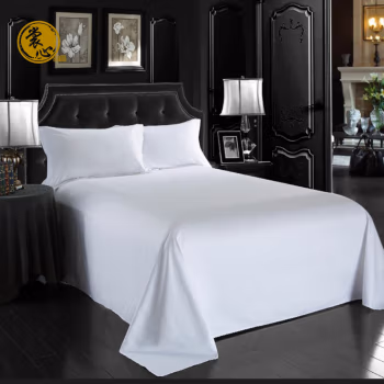 裳心 SXCP-03 40S贡缎 床单 1.00 件/条 (计价单位：条) 白色