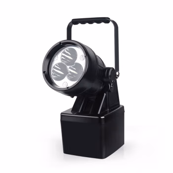凯圣蓝 JIW5281 IP65三档 功率3*3W/1000LM 电压DC11.1V 续航时间工作光≥16h 强光≥8h 手提式强光探照灯 (计价单位：盏) 黑色