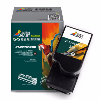 杰思特 JT-CP205XBK铂金版 带芯片鼓粉分离式 打印页数：4000页  适用机型：Pantum CP2505DN 硒鼓 1.00 只/支 (计价单位：支) 黑色