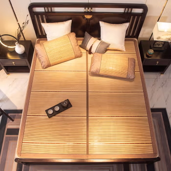 伊伊爱 D02000107 100*190cm宫廷世家夏季清凉 凉席 (计价单位：件) 木色