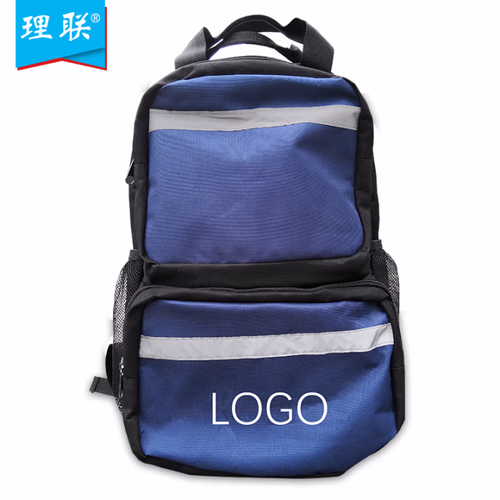 理联 LN-NS016 双肩多功能工具包帆布大号电脑背包电工包 (计价单位：个) 蓝黑色