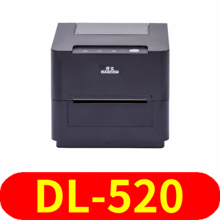 得实(Dascom) DL-520 打印宽度108mm桌面型 标签条码打印机 (计价单位：台) 黑色
