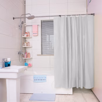 宝优妮 DQYL19 EVA材质防水浴帘 1.00 个/套 (计价单位：套) 黄色