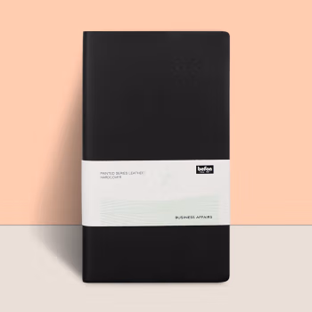得印(befon) 9893   A6 100页/本 平纹平装 PU皮面 笔记本 (计价单位：本) 黑色