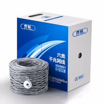 杰储(GCHUL) LFH305MB 六类非屏蔽 网线 305.00 米/箱 (计价单位：箱) 灰色