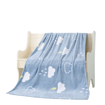 喜芙妮(foftnie) XF-CFR6615FR 毯子 1.00 件/条 (计价单位：条) 蓝色