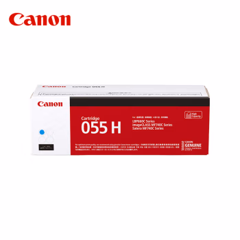 佳能(Canon) CRG 055H C 打印量5900页 适用于MF742Cdw/MF746Cx/LBP663Cdw/LBP663Cdn/LBP664Cx 大容量 硒鼓 1.00 只/支 (计价单位：支) 青色