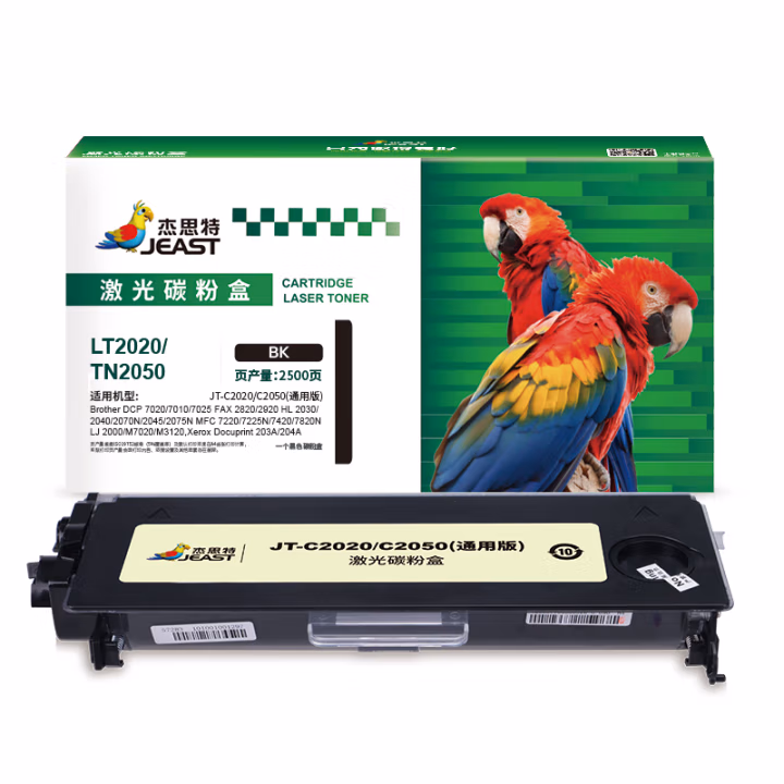 杰思特 JT-C2050  适用兄弟Brother DCP-7020 2820 2920 粉盒 1.00 只/支 (计价单位：支) 黑色