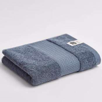 菲品欧造 F05005 贝柔系列 100*棉（缎档及装饰部分除外） 35*80cm 125g 袋装 毛巾 (计价单位：条) 蓝色