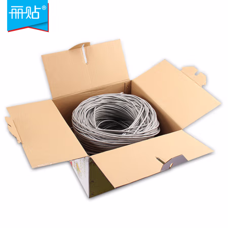 丽贴 LN-WX15-03 0.49mm无氧铜线芯 超五类非屏蔽网线 300.00 米/箱 (计价单位：箱) 浅灰色