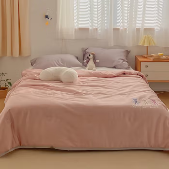 婵思 BZ0LFS2100752 200*230cm 夏被空调被 1.00 件/床 (计价单位：床) 冰暴熊媚粉