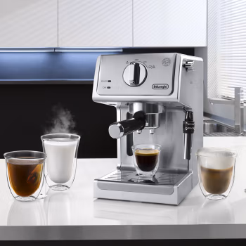 德龙(Delonghi) ECP36.31 意式浓缩 15bar 泵压式半自动 咖啡机 (计价单位：台) 银色