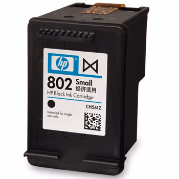 惠普(HP) CH561ZZ CH561ZZ 802s原装墨盒黑色 (计价单位：盒) 黑色