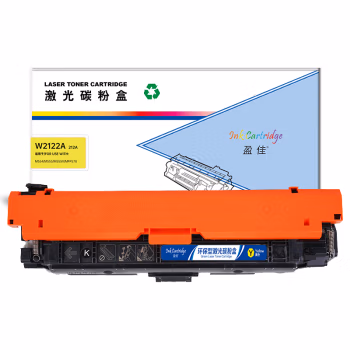 盈佳(Ink Cartridge) W2122A 212A 商专版 带芯片 4500页 适用于惠普HP M554/M555/M555X/MFP578 硒鼓(一体式) 1.00 只/支 (计价单位：支) 黄色