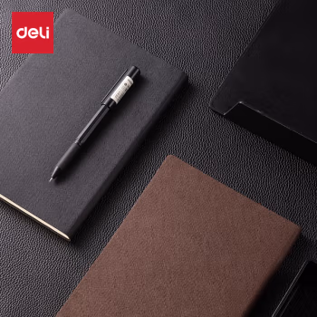 得力(deli) BP128记事 250mm*175mm-120张 笔记本 (计价单位：本) 黑色