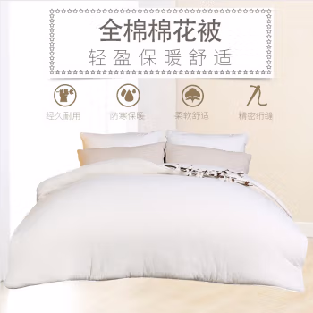 伊伊爱 BZ0MHT2100376 200*230cm8斤鱼鳞 鱼鳞网棉花胎 1.00 件/条 (计价单位：条) 白色