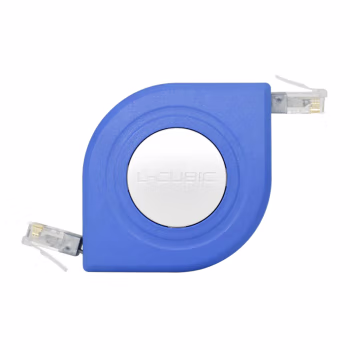 酷比客(L-CUBIC) LCCPLA-MS20BU 2M 六类伸缩网线 2.00 米/根 (计价单位：根) 蓝色