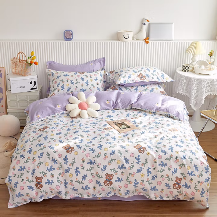 伊伊爱 TJ0NH02201494 /200*230cm纯棉印花床品四件套 床上套件 (计价单位：套) 蓓暖初妆