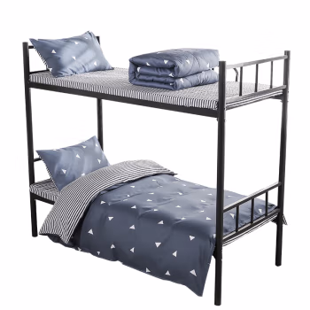 梦丝洛 MS-J-MY328 160*230cm 全棉单人格纹三件套 床上套件 (计价单位：套) 爱巢