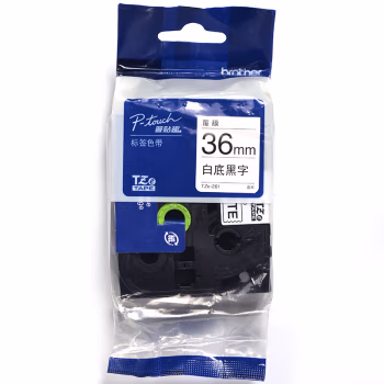 兄弟(brother) TZe-261 标签打印机色带 标签色带 1.00 个/支 (计价单位：支) 白底黑字