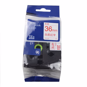 兄弟(brother) TZe-262 36mm 标签打印机色带 1.00 个/盒 (计价单位：盒) 白底红字