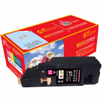 e代经典 CP118W红色 1500页 适用富士施乐Fuji Xerox CP119w 粉盒 1.00 只/支 (计价单位：支) 红色