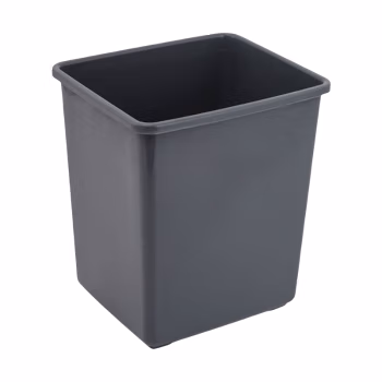 安居先森 10L 无盖方形垃圾桶家用办公室宿舍10只装 1.00 个/箱 (计价单位：箱) 灰色