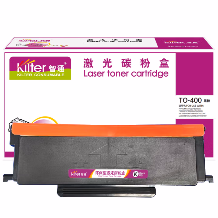 智通(ZT) TO-400 带芯片 1500页 适用于奔图PANTUM P3010D/P3010DW/P3300DN/P3300DW/M6700D/M6700DW 粉盒（墨粉盒） 1.00 只/支 (计价单位：支) 黑色