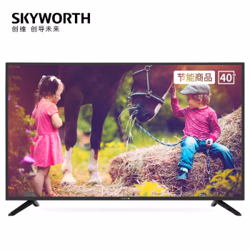 创维(SKYWORTH) 40E382W 40英寸 2K 智能电视 (计价单位：台) 黑色