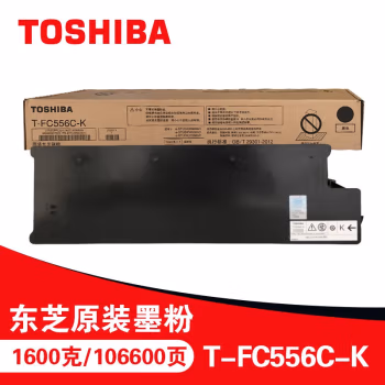 东芝(TOSHIBA) T-FC556C-K 打印量106600页 适用于FCC-5506A/5616AC/6616AC/7616AC/e-STUDIO 碳粉桶 (计价单位：只) 黑色