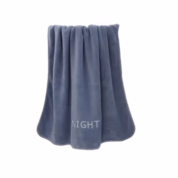 梦丝洛 MSL-3009 超柔珊瑚绒刺绣 毛巾 (计价单位：条) 蓝色