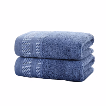 安居先森 an2402051 一往情深 毛巾 (计价单位：条) 蓝色