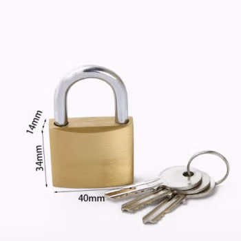 圣一智控 宽40mm*高34mm*厚14mm 黄色 挂锁 (计价单位：个) 黄色