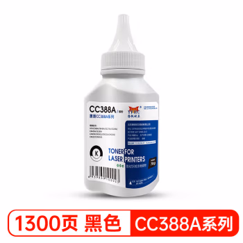 扬帆耐立（YFHC） CC388A瓶装 70g/瓶 适用惠普HP CC388A CB436A 碳粉 (计价单位：瓶) 黑色