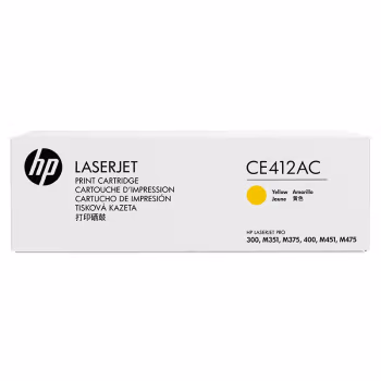 惠普(HP) CE412AC 打印量2600页 原装硒鼓  适用:M351a/M451dn/M451nw/M375nw/M475dn 硒鼓 (计价单位：只) 黄色