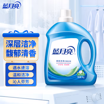 蓝月亮 茉莉清香洁净 3kg 洗衣液 (计价单位：瓶) 蓝色
