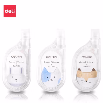 得力(deli) 7205 修正带 1.00 个/只 (计价单位：只) 多色