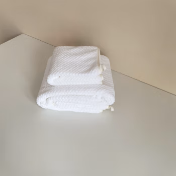 名都丽人 MDLR-MJYJ29  毛巾+浴巾珊瑚绒套装 毛巾 2.00 条/套 (计价单位：套) 白色