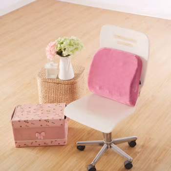 名都丽人 MDLR-KD61 舒腰腰靠 枕套41*34*11cm 靠垫 (计价单位：件) 玫粉色