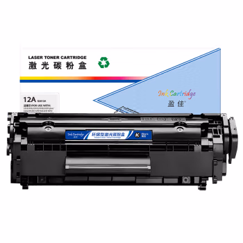盈佳(Ink Cartridge) 12A Q2612A 硒鼓 商专版 2000页 适用惠普HP laserjet M1005 MFP 1010 1012 1015 1018 1020 硒鼓 (计价单位：只) 黑色